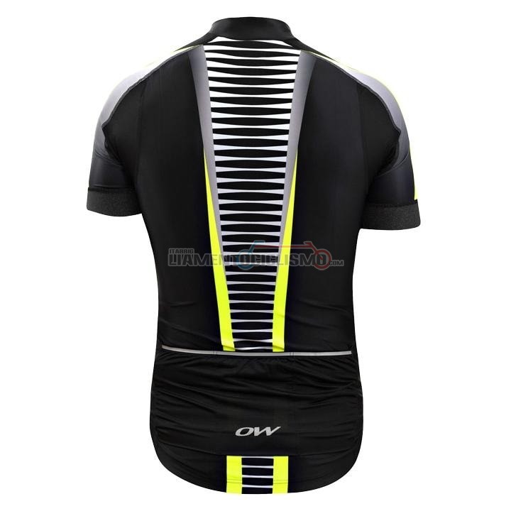 Abbigliamento Ciclismo One Way Manica Corta 2020 Nero Giallo